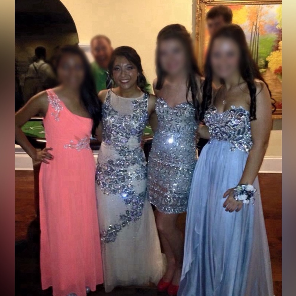 Prive nude prom dress
